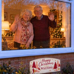 Window Sign Happy Christmas